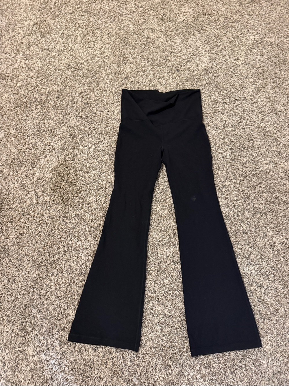 Aritzia Black High-Rise Bootcut Yoga Pants